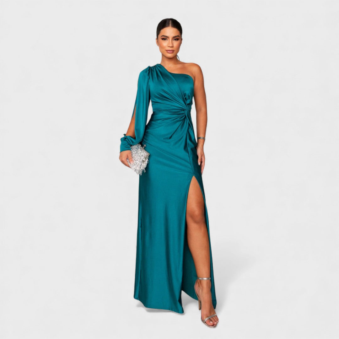 LYNN™ | Elegantes One-Shoulder Maxikleid für Abend & Party