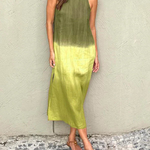 AMALIA | Langes Kleid im natürlichen Stil und umarmendem Komfort für jeden Anlass