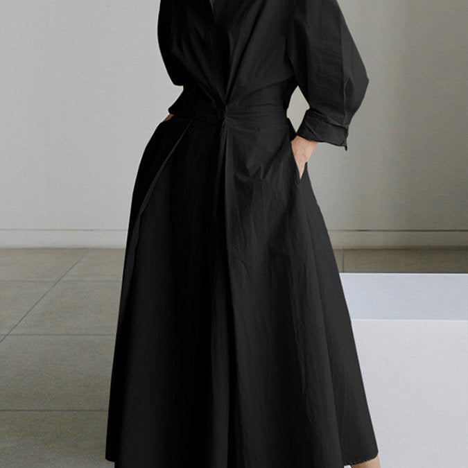ÉLÉONORE | Lange Elegante Jurk voor een Tijdloze en Verfijnde Stijl