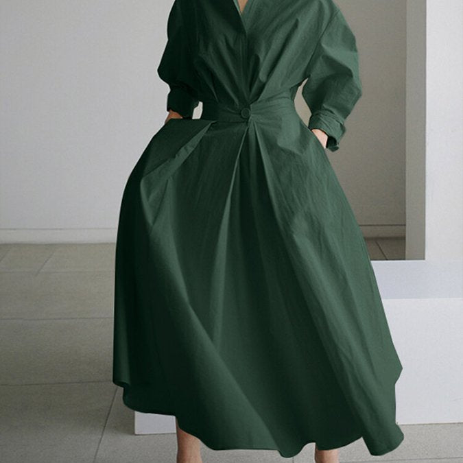ÉLÉONORE | Lange Elegante Jurk voor een Tijdloze en Verfijnde Stijl