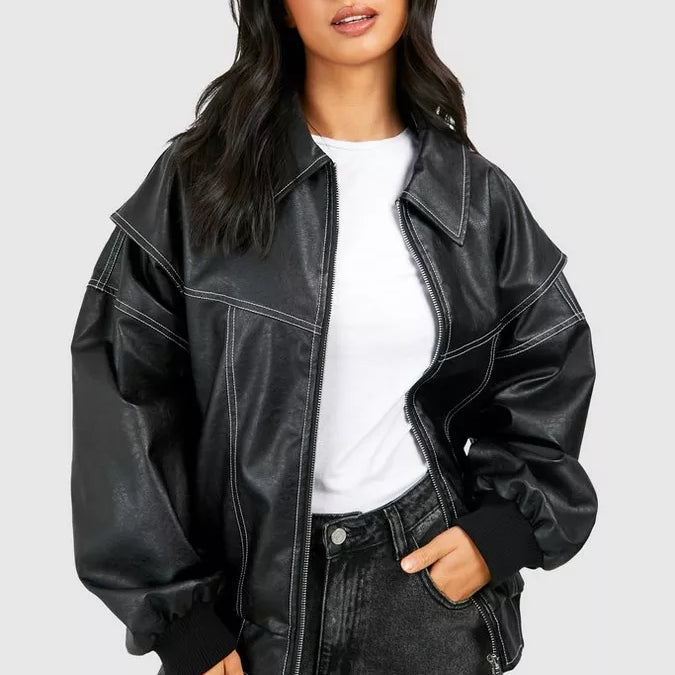 Lederjacke