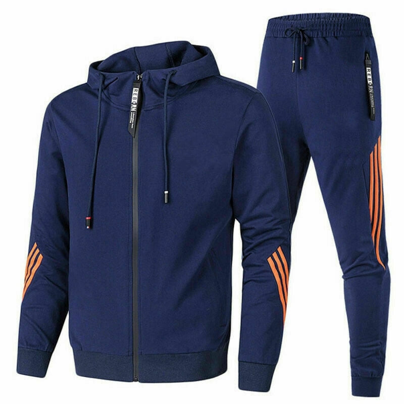 Dres Męski - Sportowy Dwuczęściowy Komplet Joggery