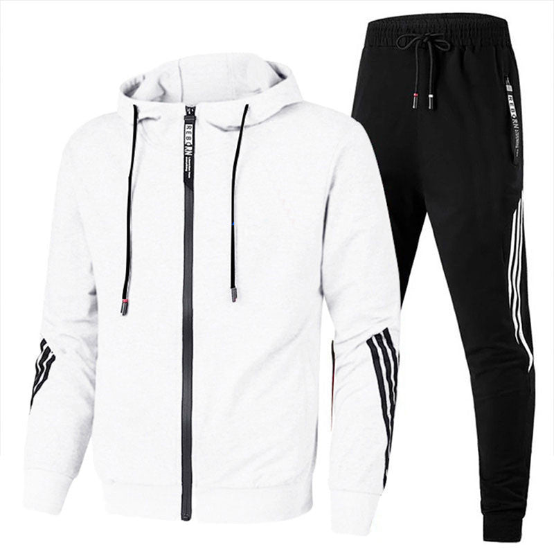Dres Męski - Sportowy Dwuczęściowy Komplet Joggery