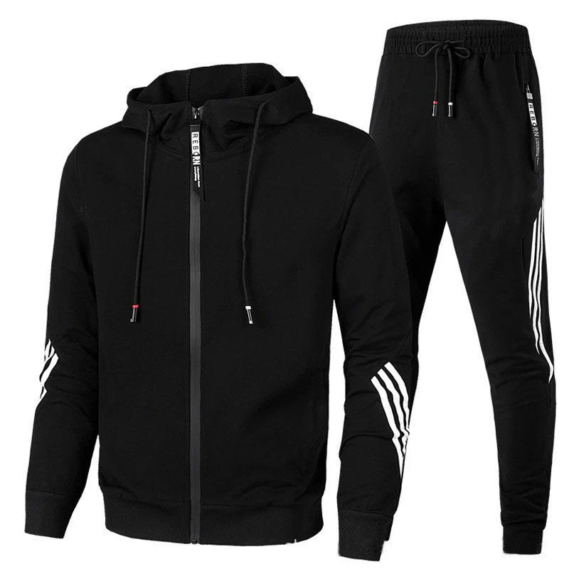 Dres Męski - Sportowy Dwuczęściowy Komplet Joggery