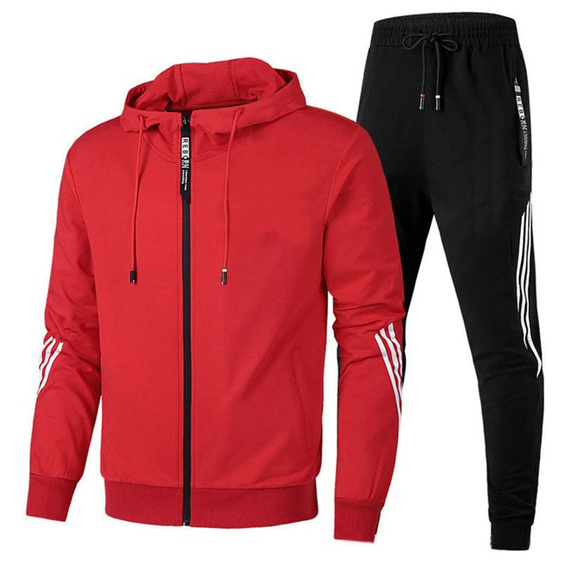 Dres Męski - Sportowy Dwuczęściowy Komplet Joggery