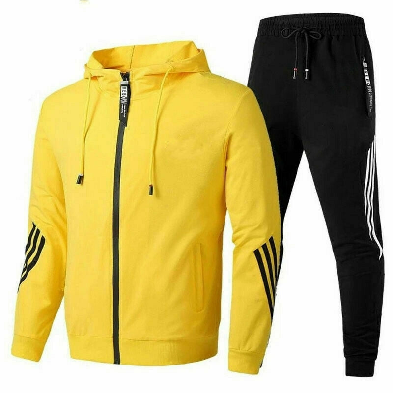 Dres Męski - Sportowy Dwuczęściowy Komplet Joggery