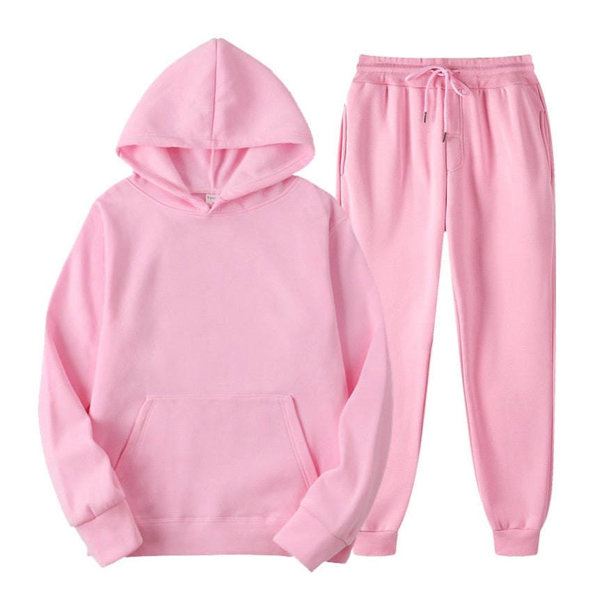 Dres Męski - Bluza z Kapturem i Spodnie Dresowe