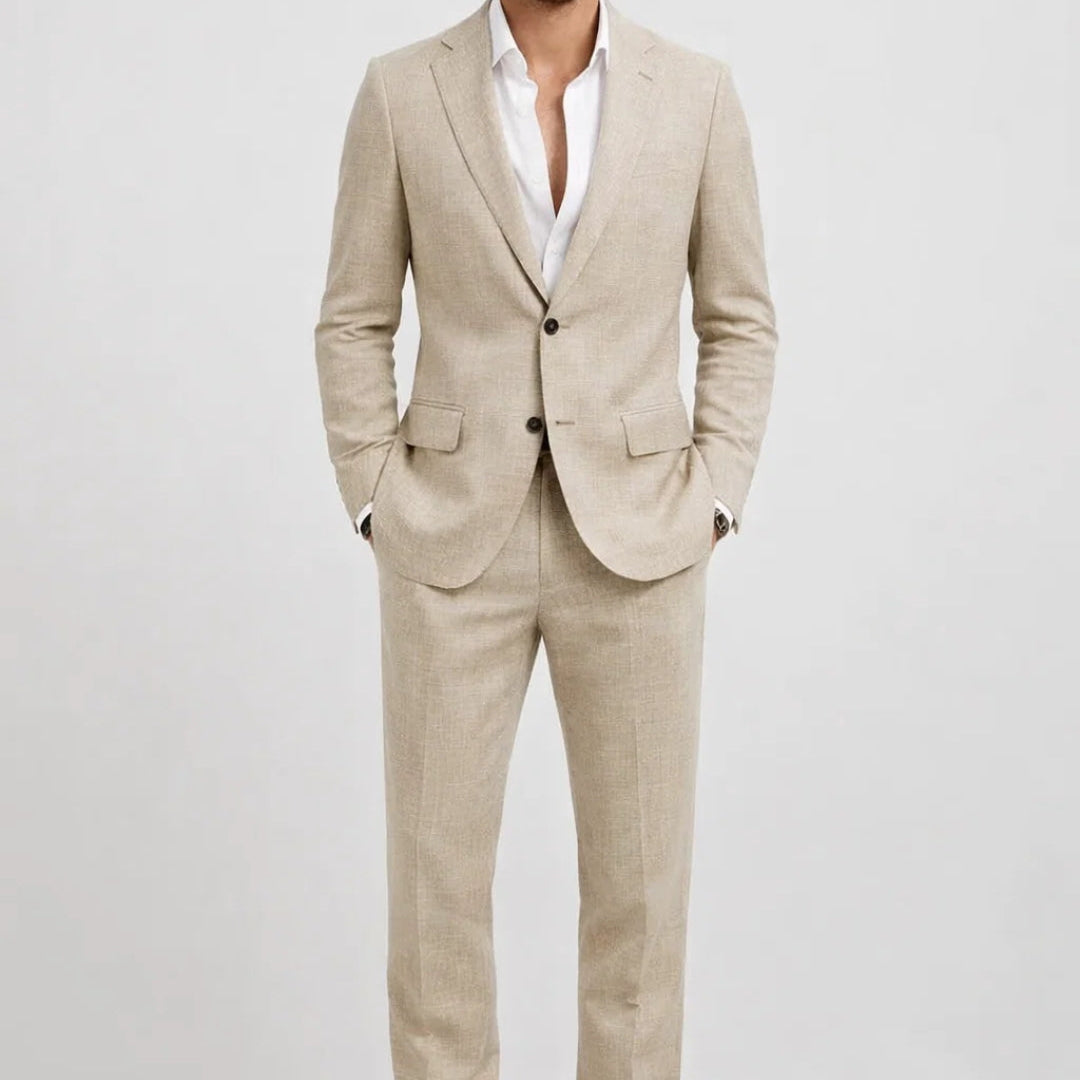 Garnitur Męski - Slim Fit Elegancki na Wyjątkowe Okazje