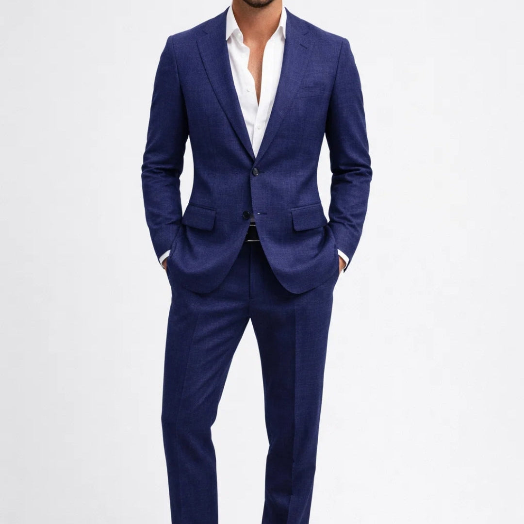 Garnitur Męski - Slim Fit Elegancki na Wyjątkowe Okazje