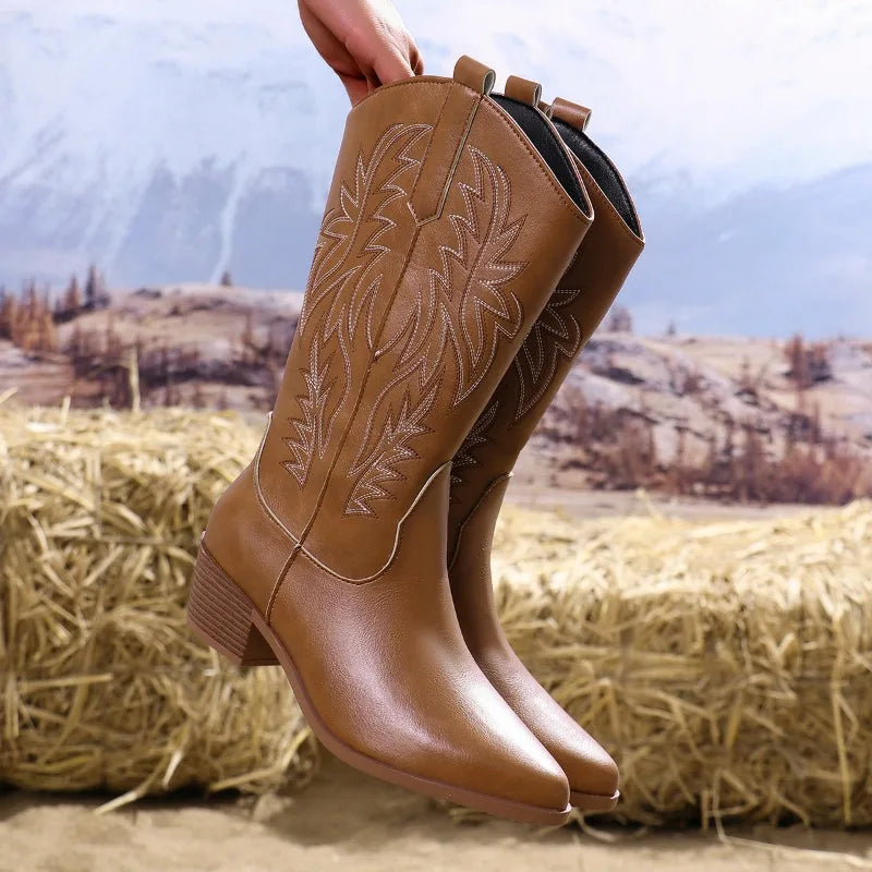 Ondersteunende orthopedische cowboylaarzen