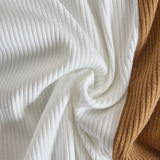Women's Stylish Casual Brown Color-block Short-sleeved Knitted Top And Trousers Set