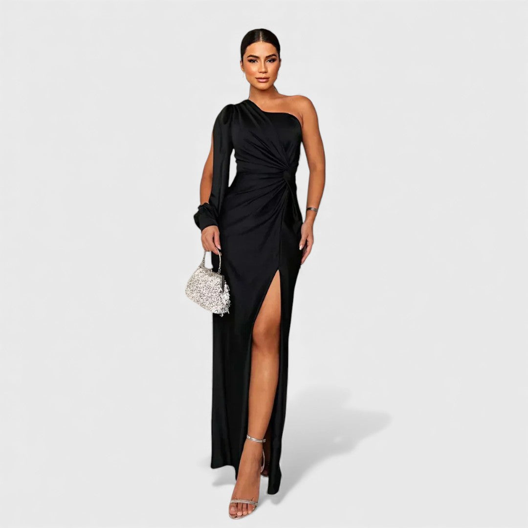 LYNN™ | Elegantes One-Shoulder Maxikleid für Abend & Party