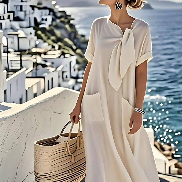 ROMY™ | Elegantes Kleid mit Taschen und bequemem Sommer-Style