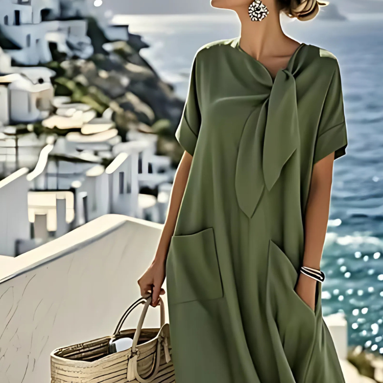 ROMY™ | Elegantes Kleid mit Taschen und bequemem Sommer-Style