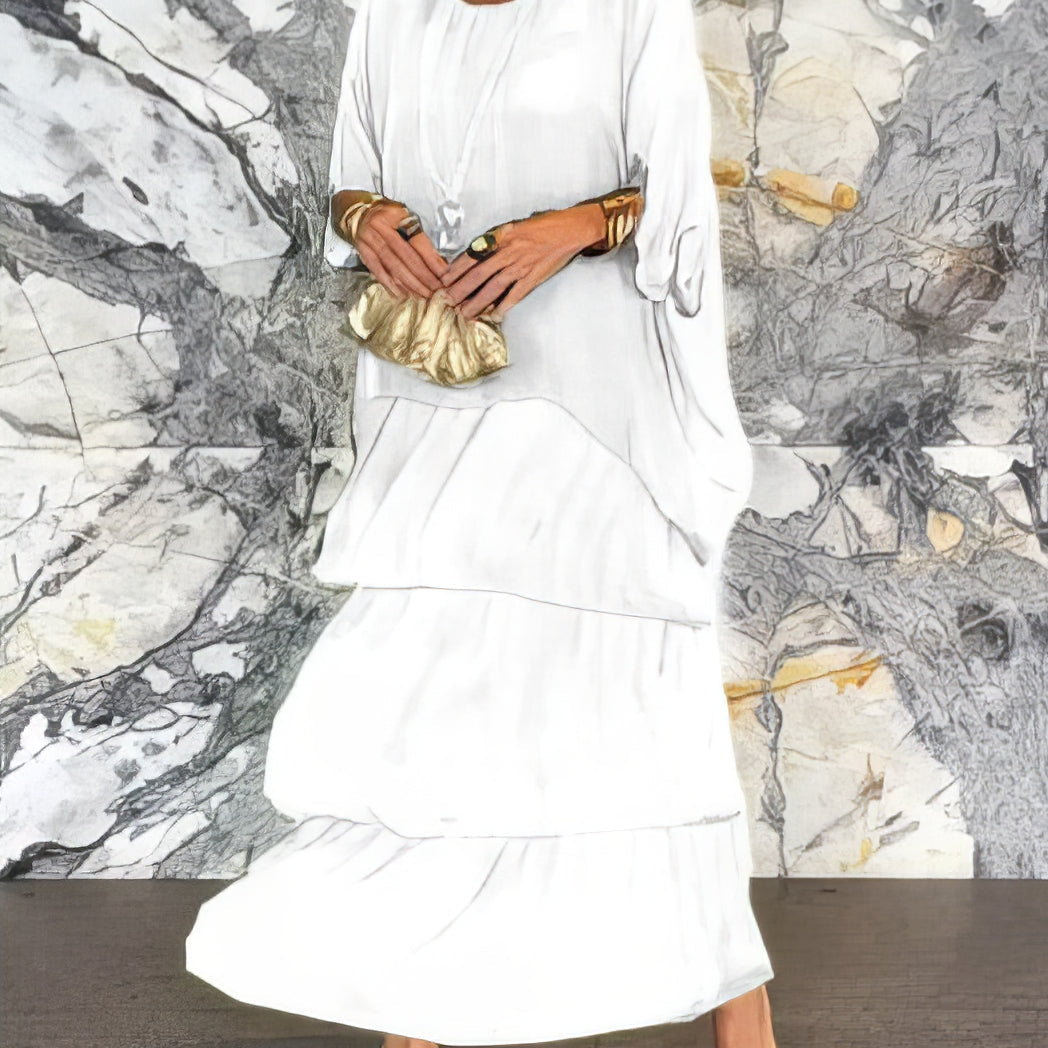 Caroline | Elegante Maxi Jurk Comfortabel voor Alle Gelegenheden
