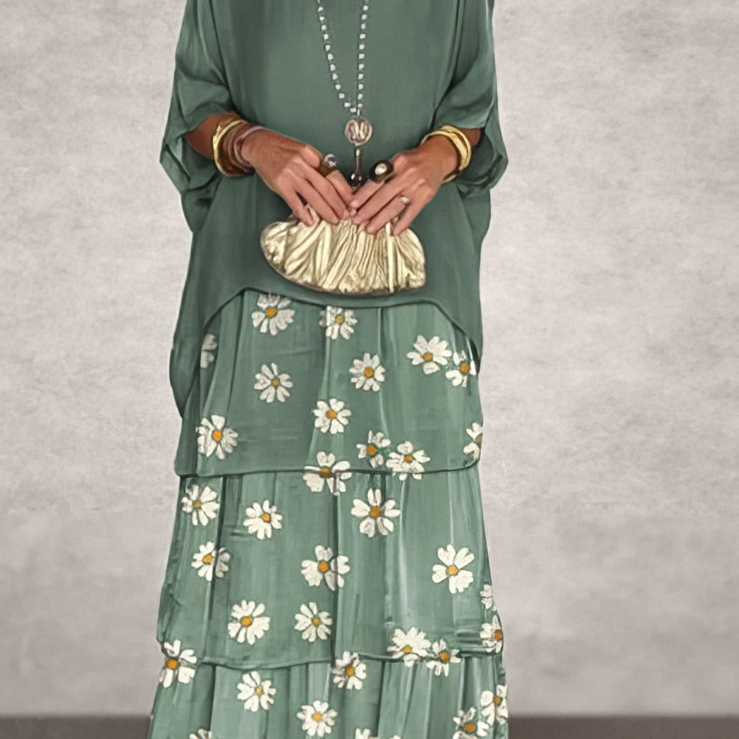 Caroline | Elegante Maxi Jurk Comfortabel voor Alle Gelegenheden